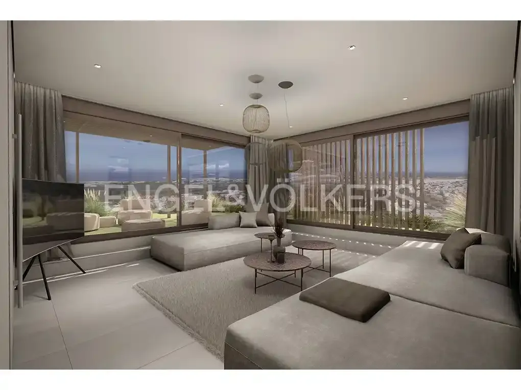 Indoor 3D rendering of a newly built home in Athens Riviera