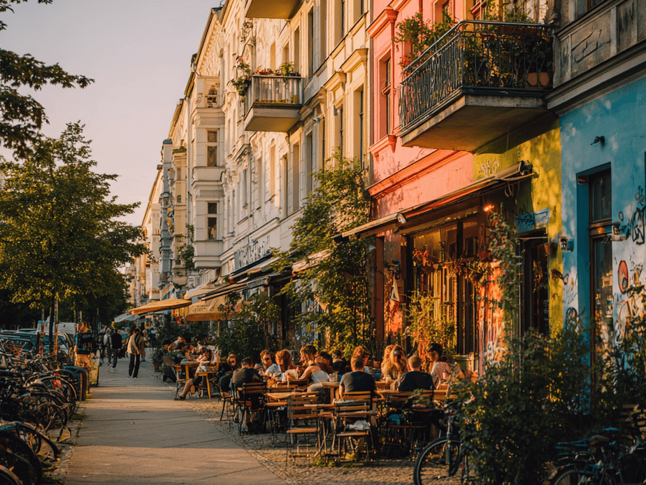 Wrangelkiez Berlin Altbau Cafés