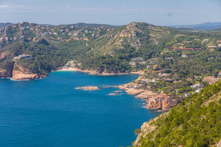 Vista de la playa de Begur, Puig de Sa Guardia