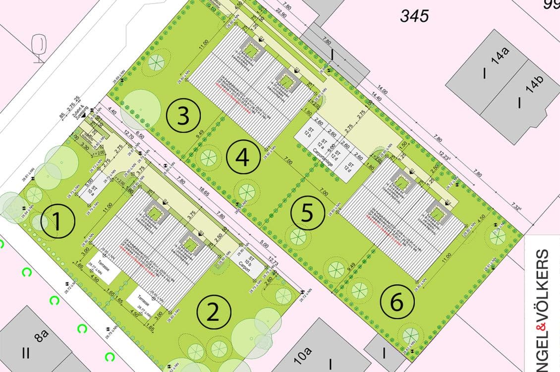 Well-designed plots in a quiet yet central location leave nothing to be desired. If you have any questions, we look forward to hearing from you.