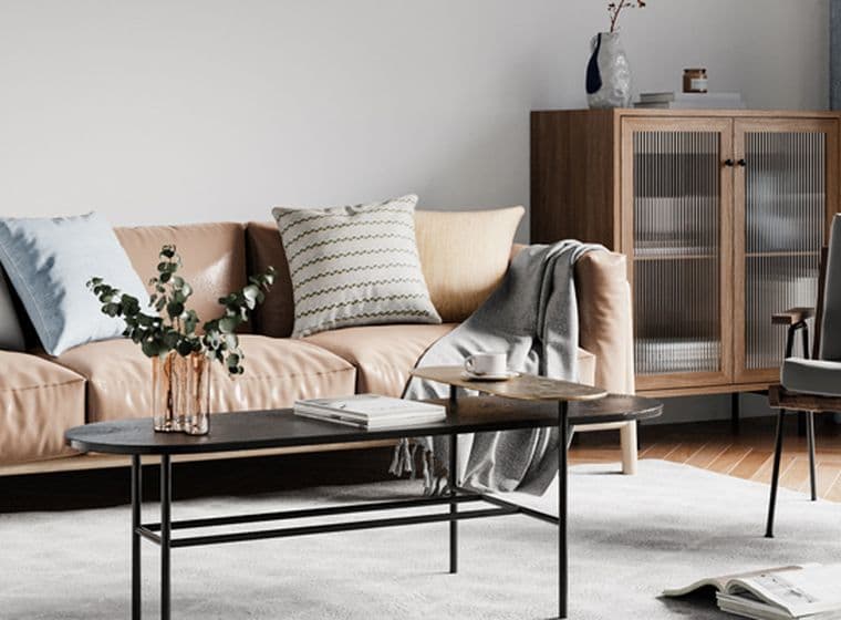 Interior Living Room Wall Mockup