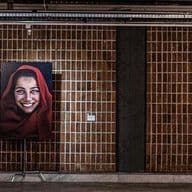 Photo of Kosmas Koumianos in a photo exhibition
