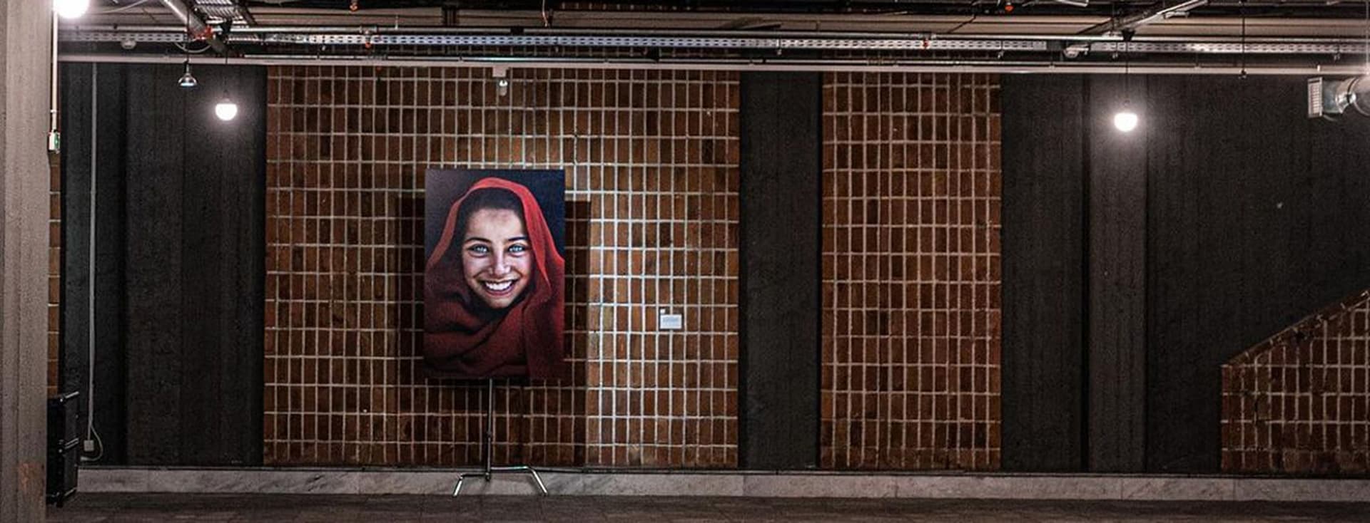 Photo of Kosmas Koumianos in a photo exhibition