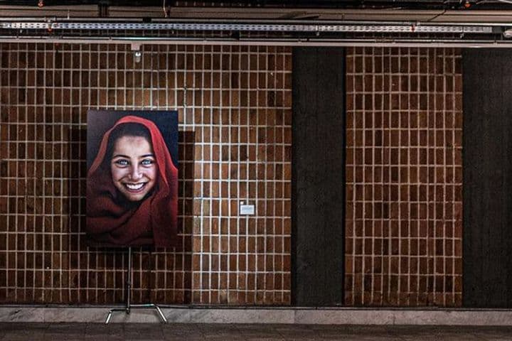 Photo of Kosmas Koumianos in a photo exhibition