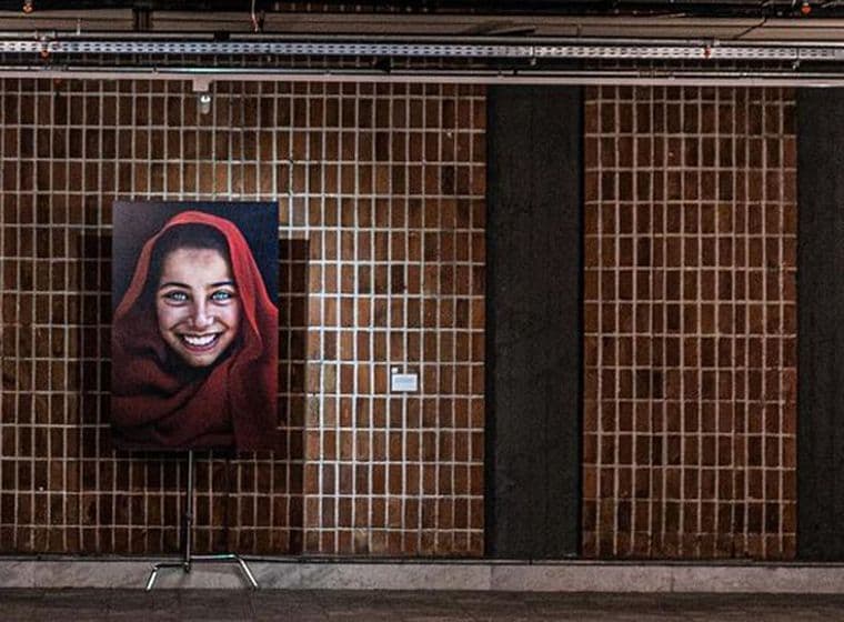 Photo of Kosmas Koumianos in a photo exhibition