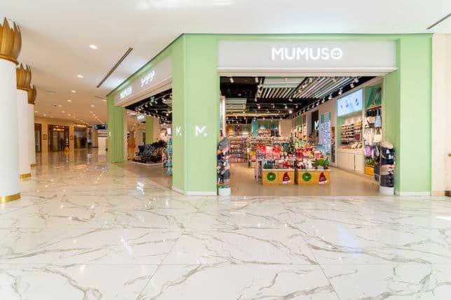 Mumuso shopfront at Wafi Mall
