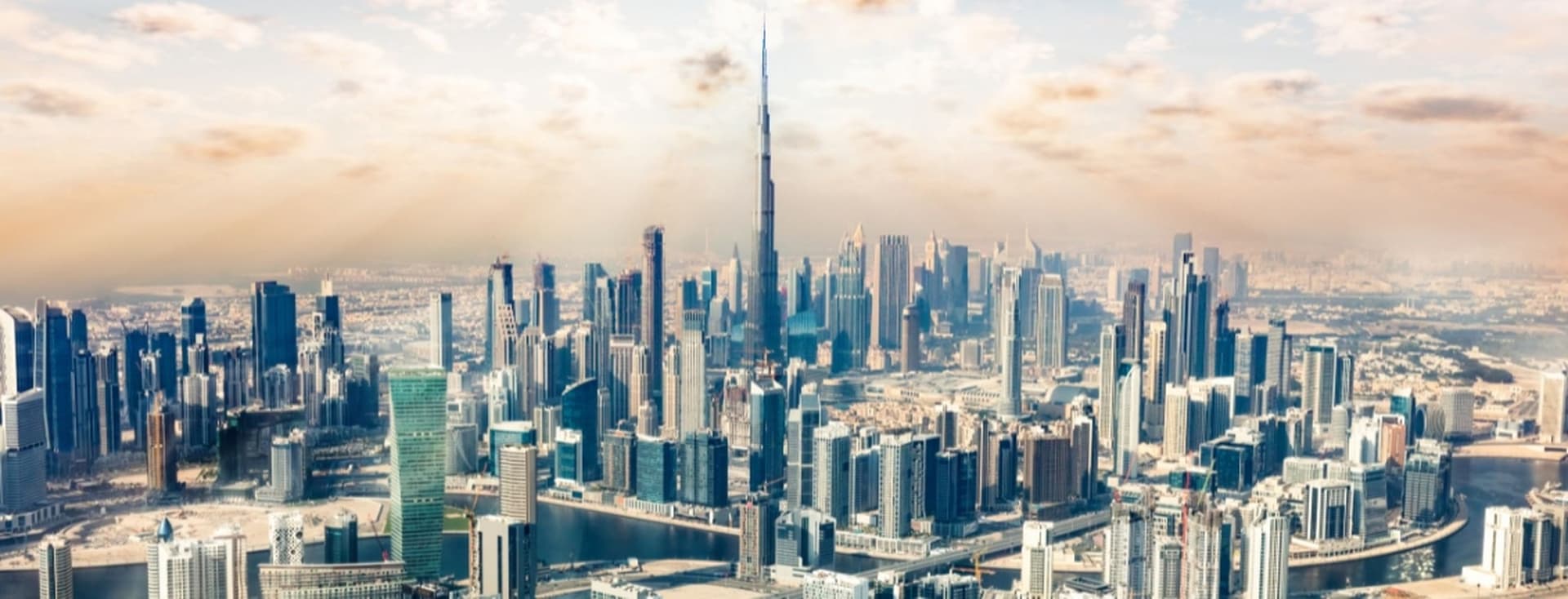 Dubai skyline with growth in transactions facilitated by Emirates Real Estate Solutions