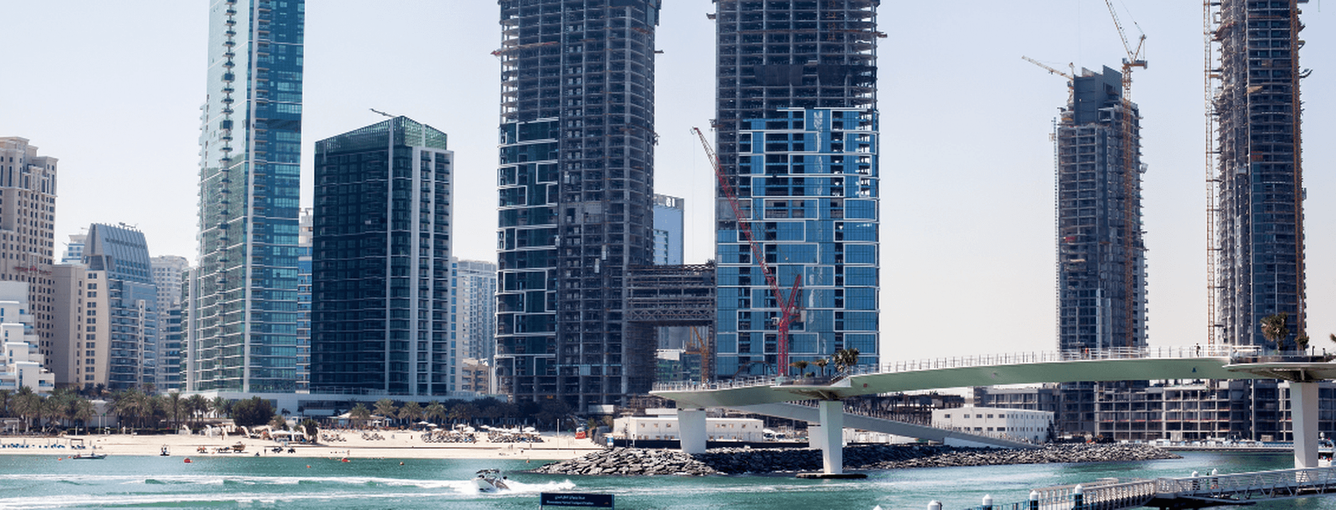 Construction of The Address JBR by leading developer, Emaar Properties