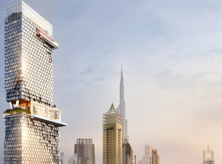 Aldar office tower on Sheikh Zayed Road