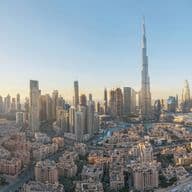 Panoramic view of Downtown Dubai, showcasing numerous Emaar off-plan and completed properties