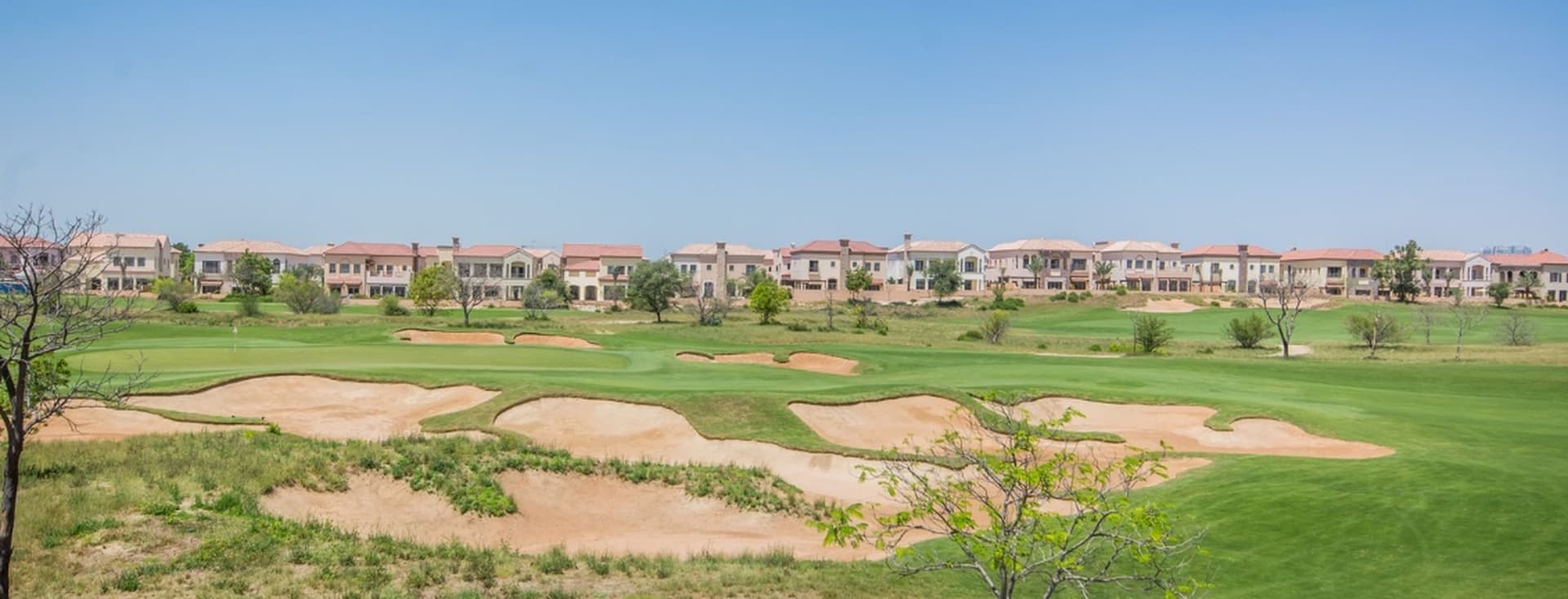 Greenery within a Gated golf community in Dubai