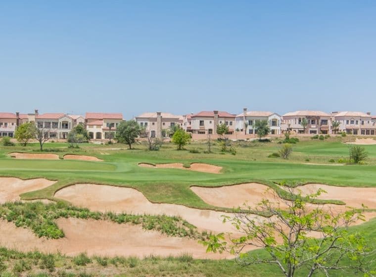 Greenery within a Gated golf community in Dubai