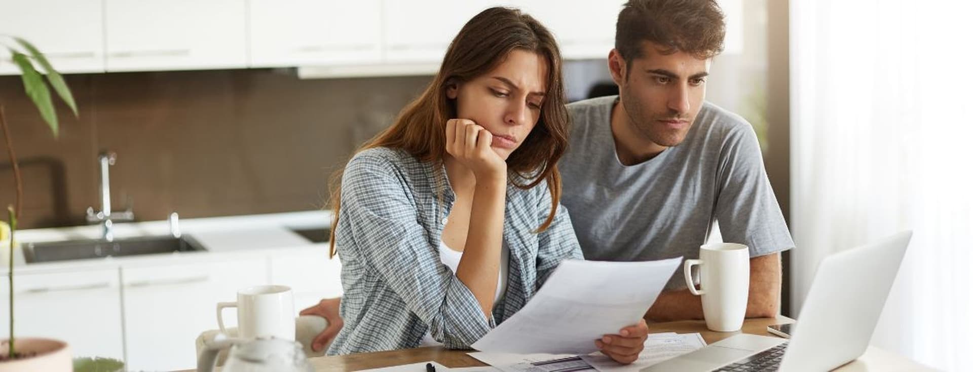 Couple checking RERA Rent Index