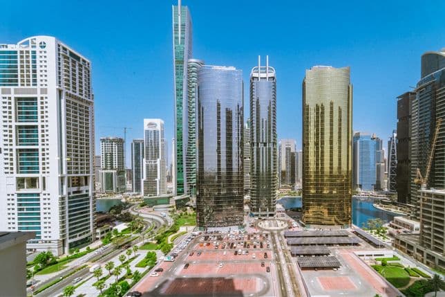 Geschäftshochhäuser in JLT