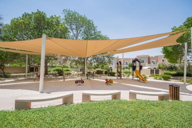 Children's Play Area with villas behind in Arabian Ranches