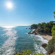 Vista de la playa de la Costa Dorada