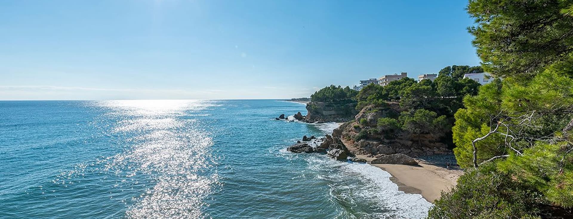 Vista de la playa de la Costa Dorada