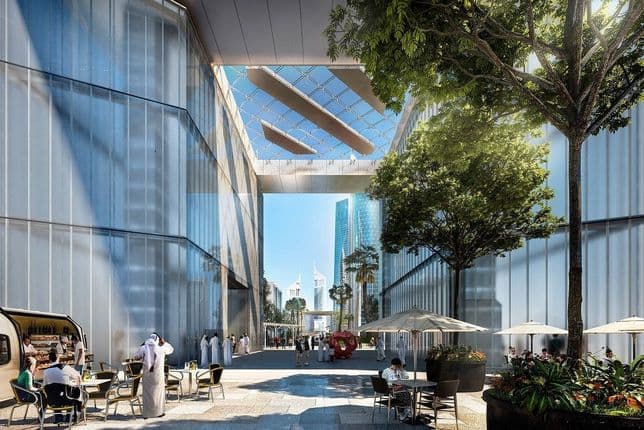 Gate Avenue in DIFC Innenhof