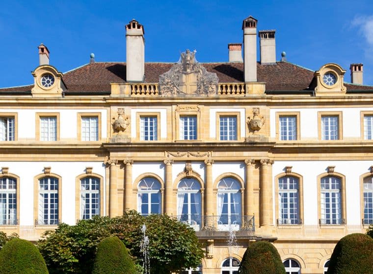 Hotel du Peyrou in Neuchatel from outside