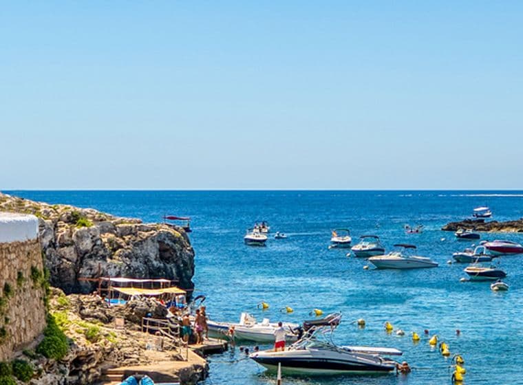 Hafen von Mahón auf Menorca