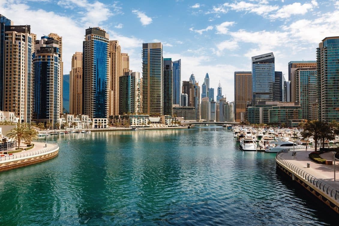 contemporary apartments in Dubai Marina