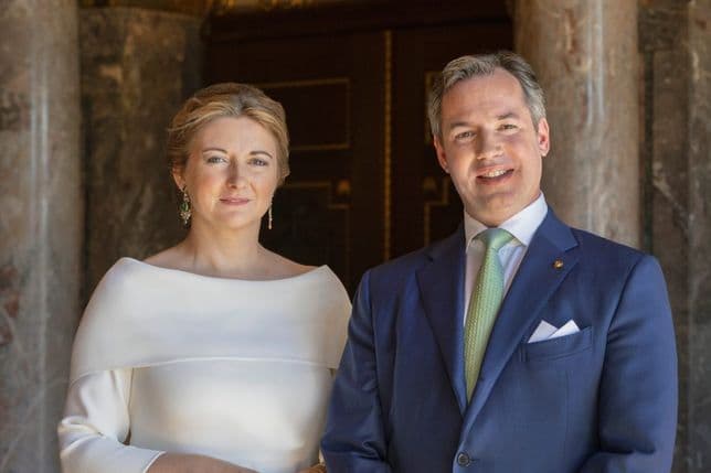 Grand Duke Guillaume and this wife Princess Stephanie