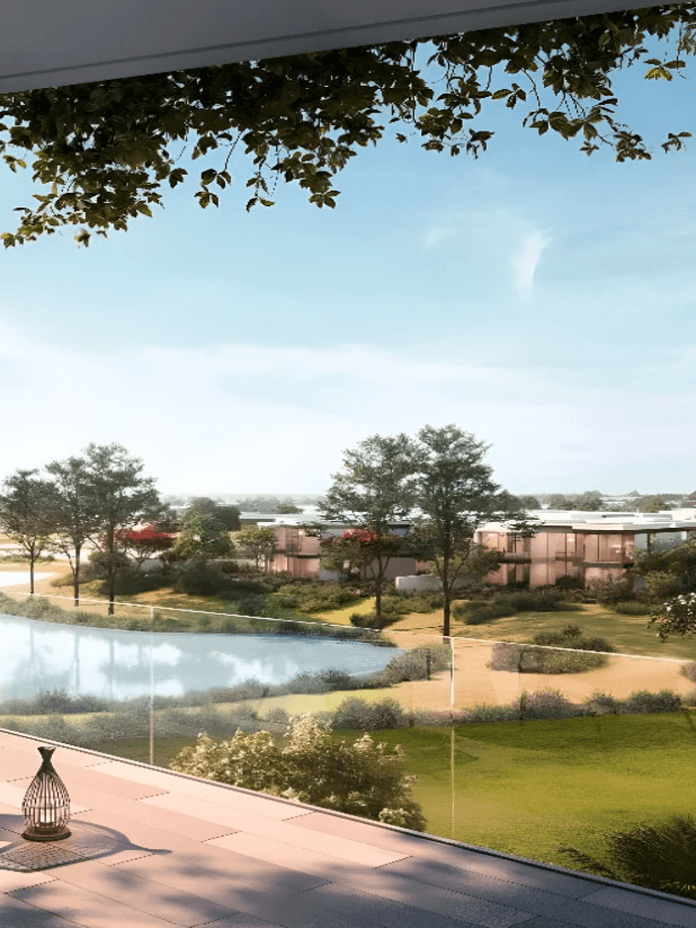 golf views from the balcony