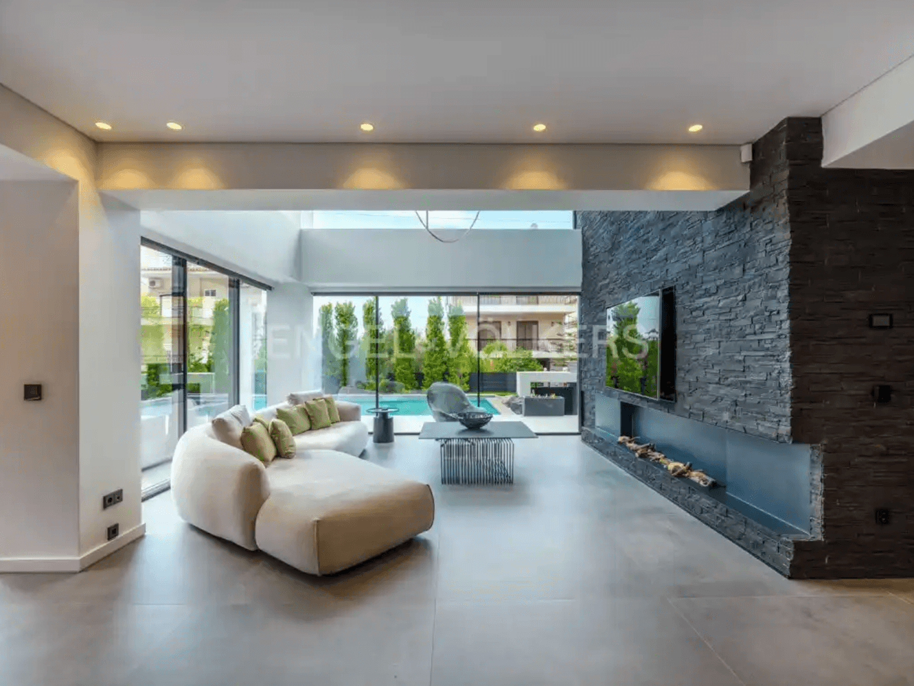 Indoor photo of a luxury villa in Athens Riviera during daylight