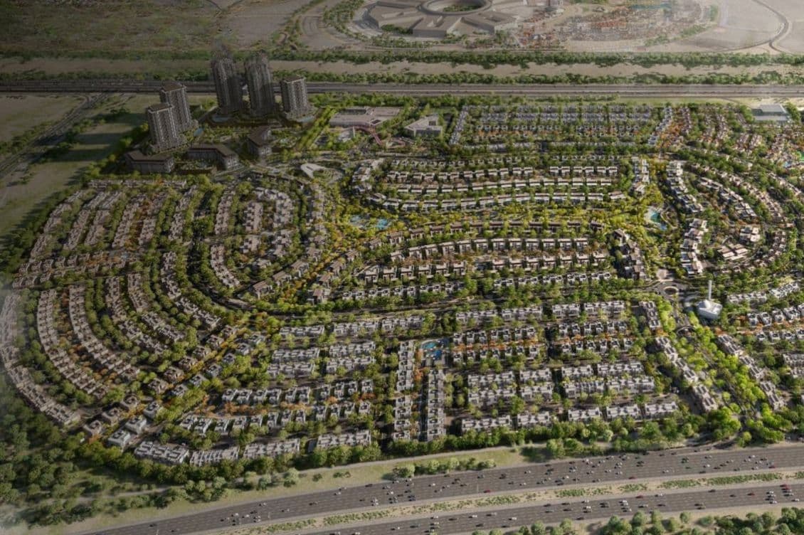 Masterplan of the Athlon community by Aldar