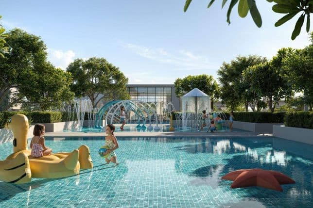 Dedicated kids pool at Lyvia by Palace