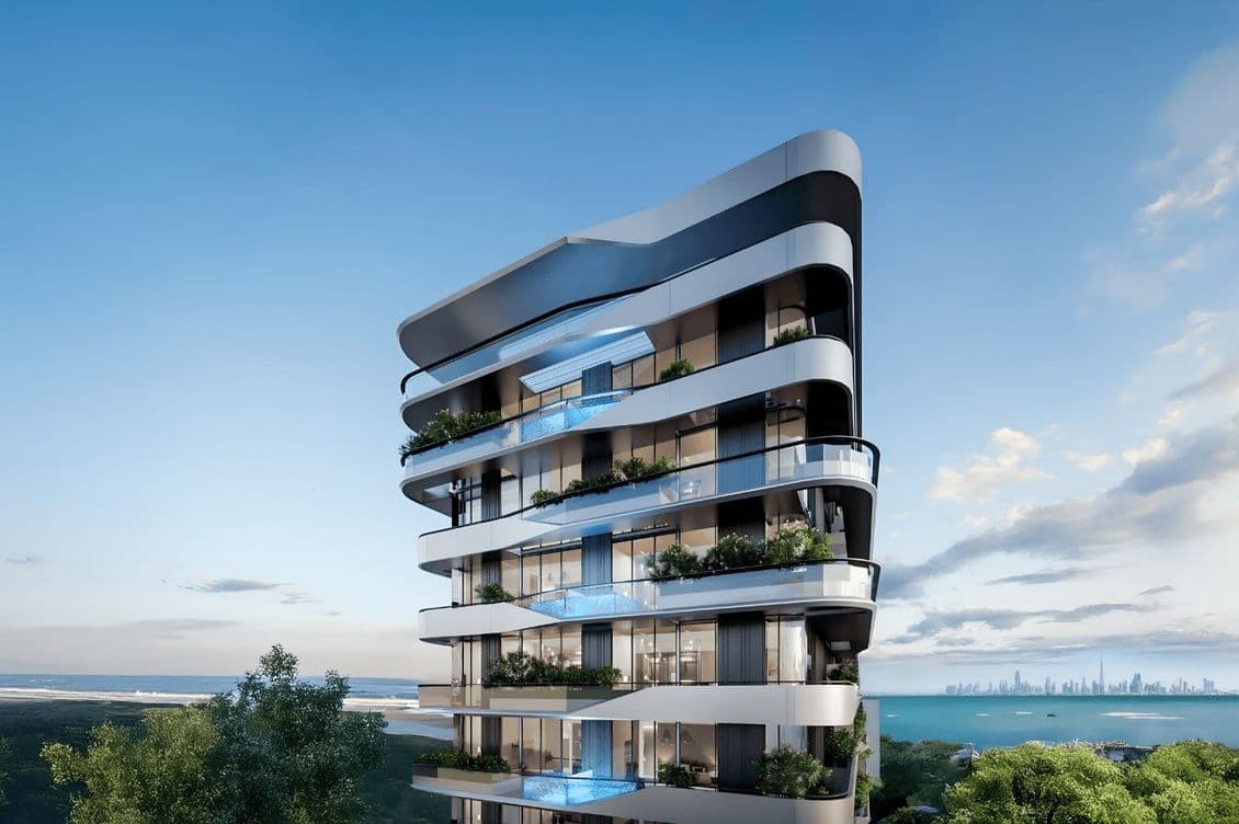 Exterior and waterfront views from Bayview Boulevard