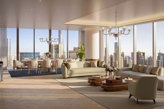 Lounge room in downtown dubai