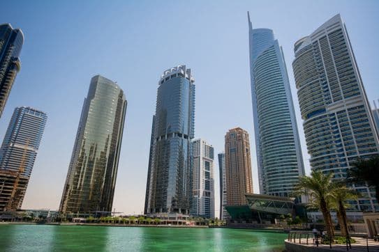 Modern apartments in Jumeirah Lake Towers with scenic lake views, ideal for those seeking a tranquil yet central community