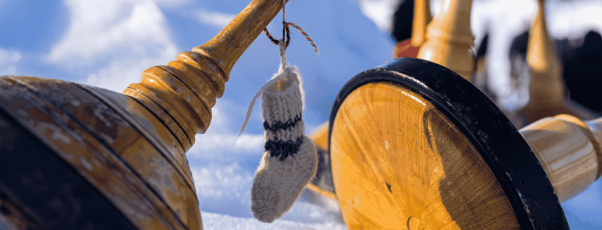 ice stocks in the snow