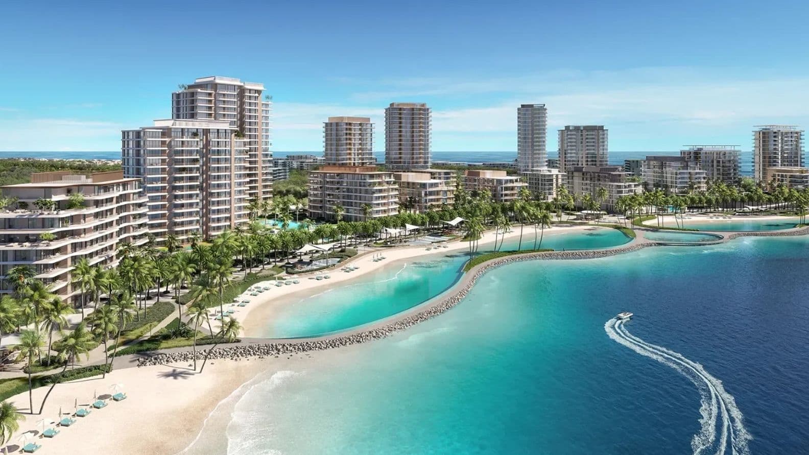 Luxuriöse Apartments am Wasser auf den Dubai-Inseln