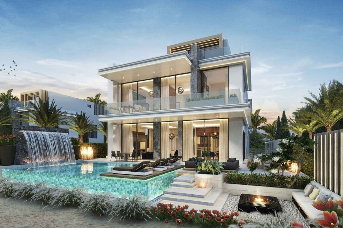stunning villa in Damac Islands