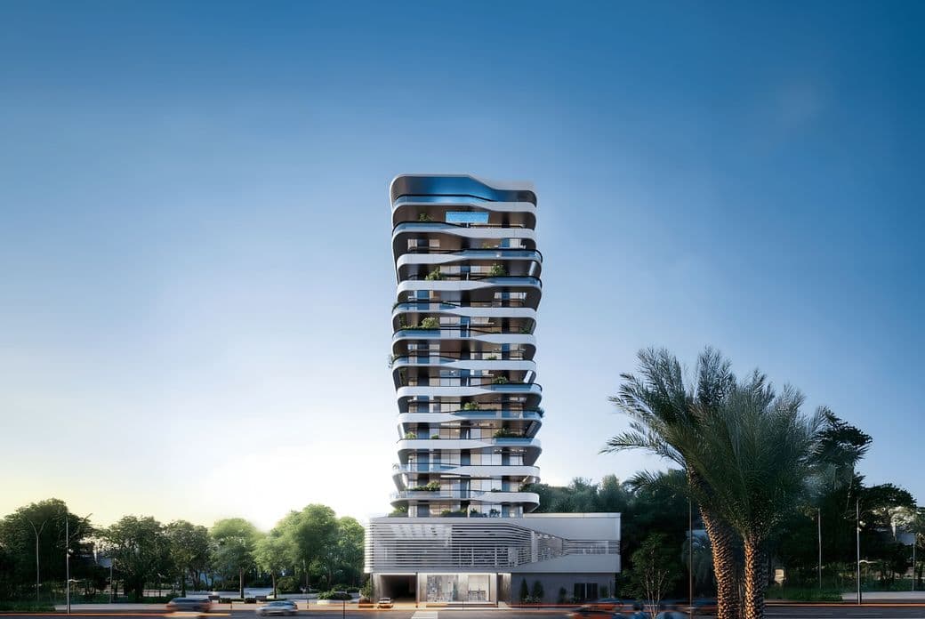 Street view of Bayview Boulevard in Dubai Islands