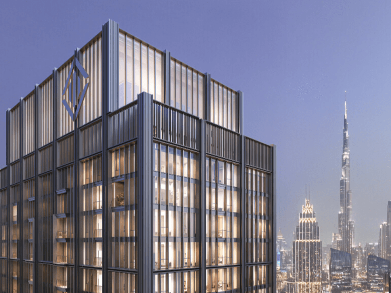 DIFC Heights Tower by DIFC top of the tower