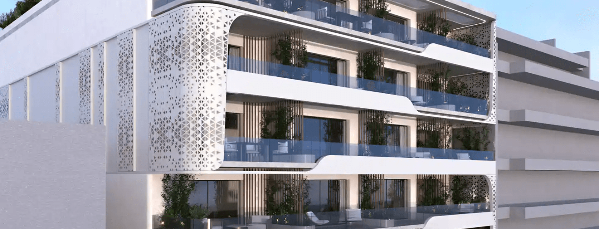 3D rendering of a serviced apartment in Athens Greece