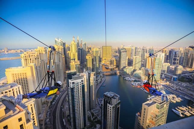 Xline Dubai: The worlds largest urban zipline