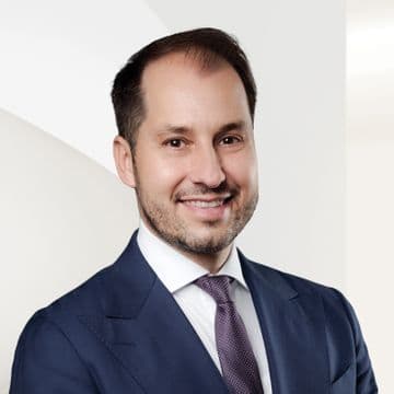 Porträtfoto von Davy Hess, CEO bei Engel & Völkers Basel