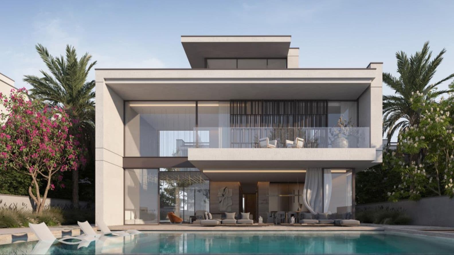 Luxury villa with private pool at The Next Chapter Jumeirah Golf Estates