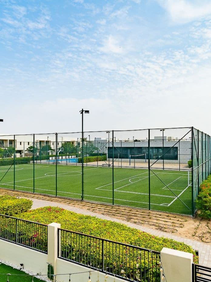 Sports play area in Town Square