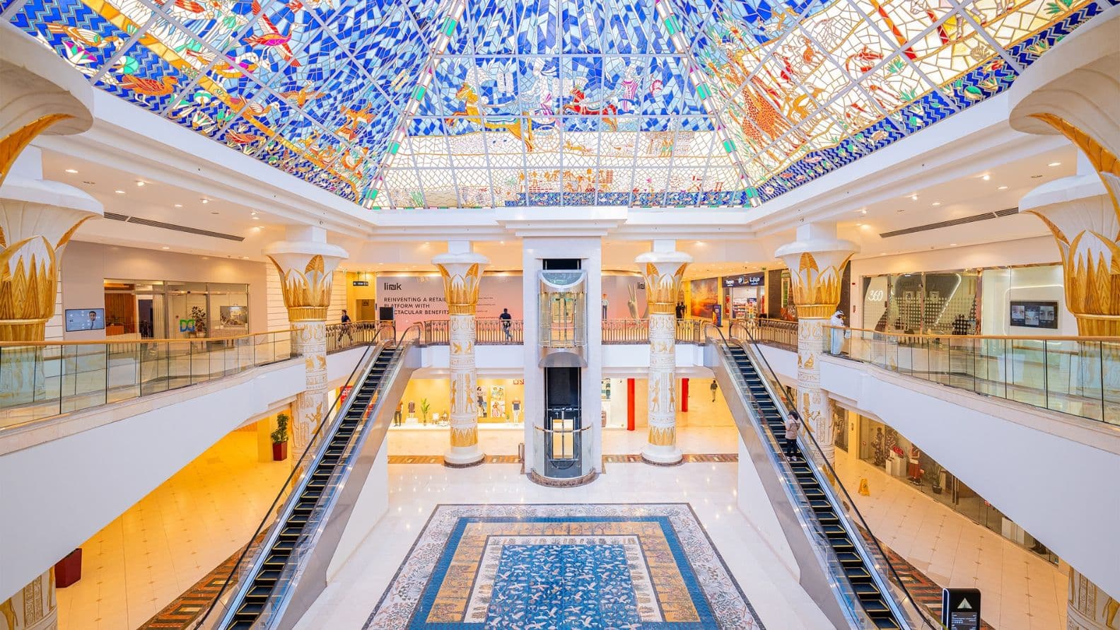 Pyramid atrium at Wafi City Mall