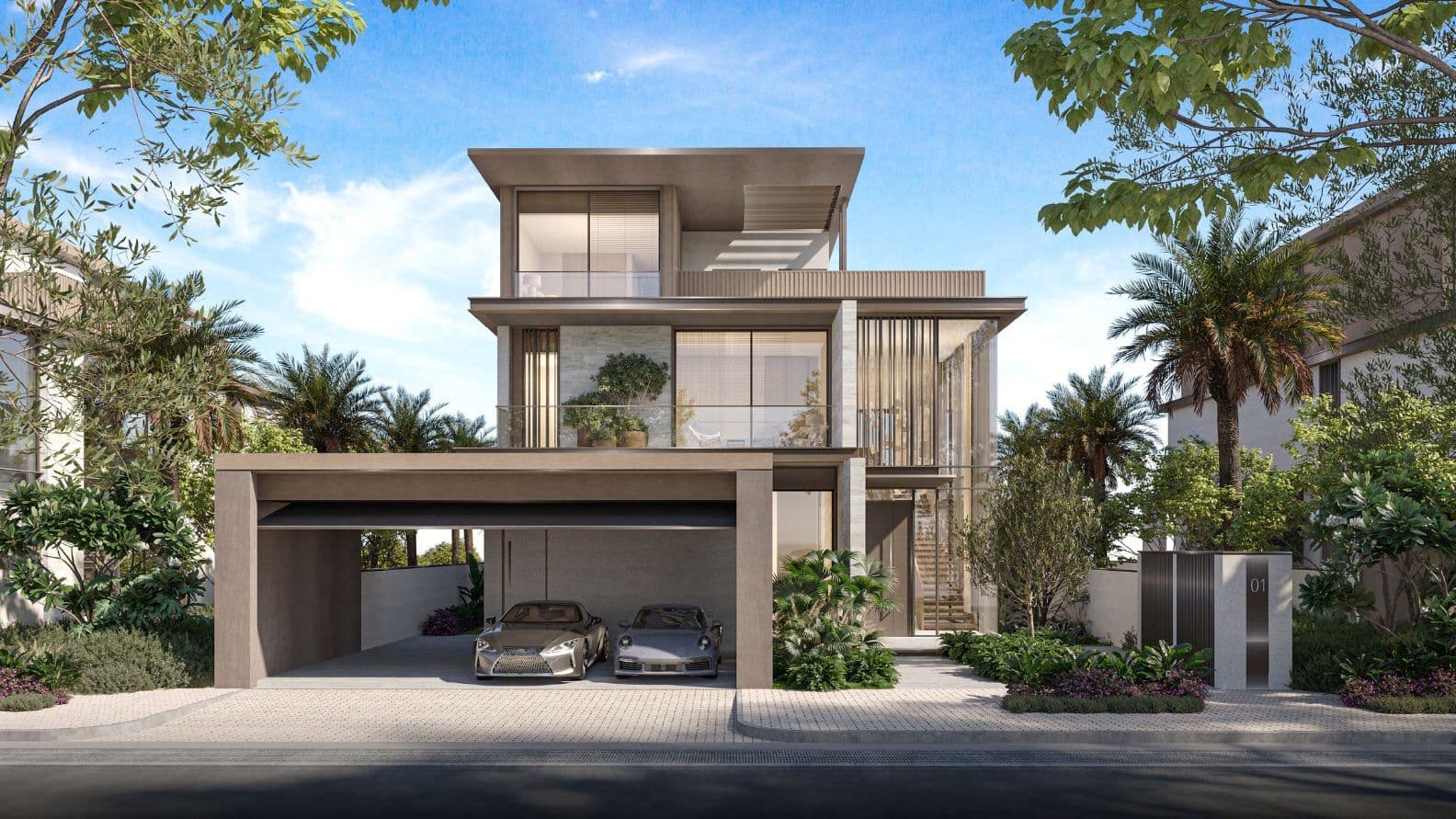 Nad Al Sheba Gardens villa front