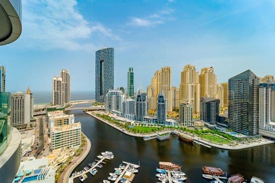 Dubai Marina penthouse views