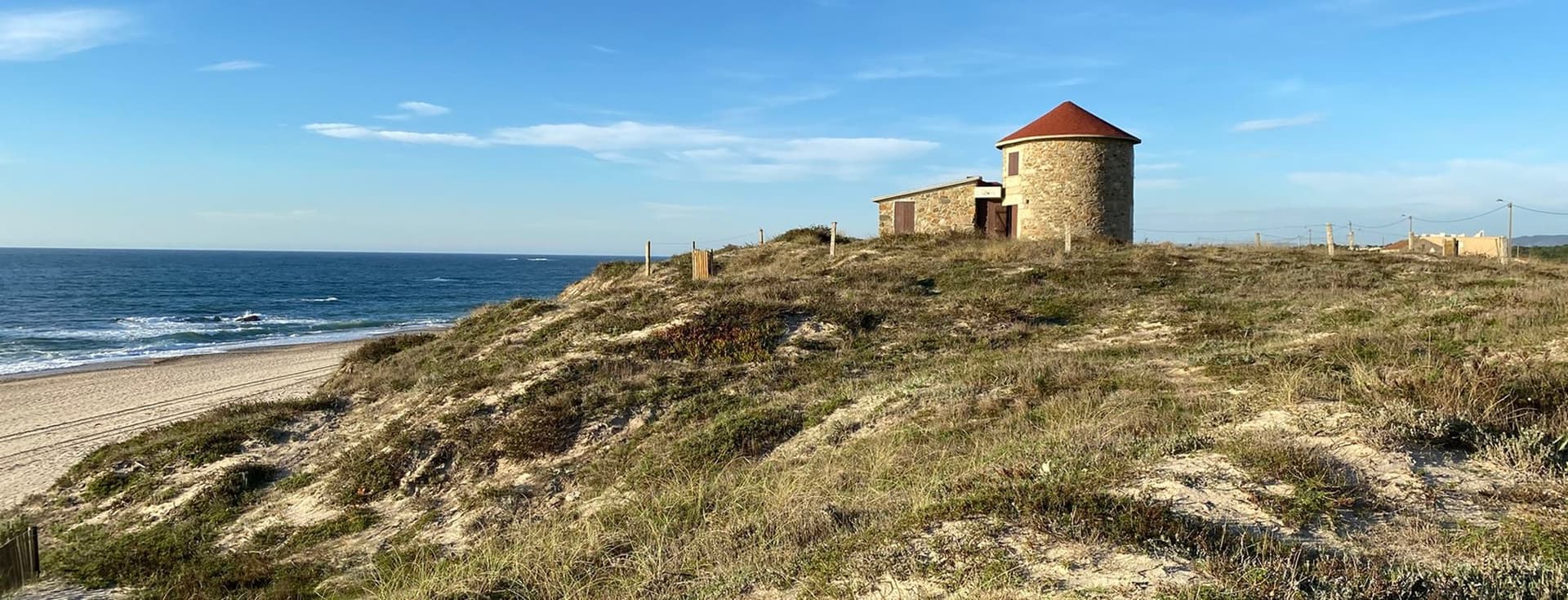 Praia de Ofir em Esposende, litoral do Minho