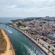 Vista aerea cidade de Lagos
