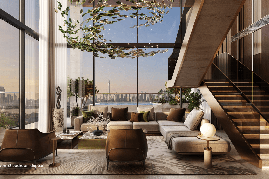 Contemporary lounge at Coventry Living by GFS Developments showcasing open-plan seating and elegant finishes.