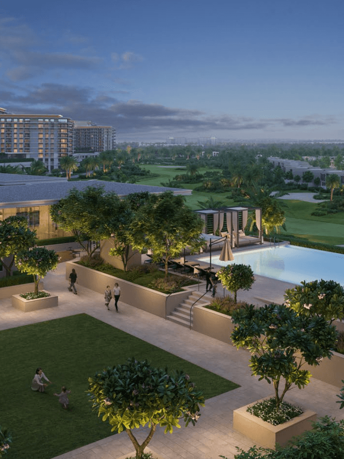 Golf Hills 2 infinity edge pool overlooking landscaped areas and golf course